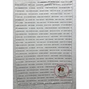 Hallmark Christmas Traditions Santa Kitchen Towel 100% Cotton 25 9/16" x 17 5/8"